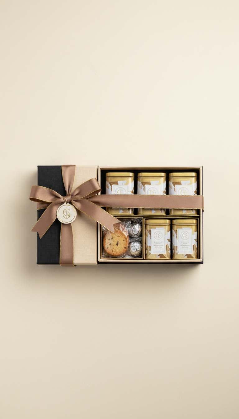 Gourmet Tea and Artisan Confections Box