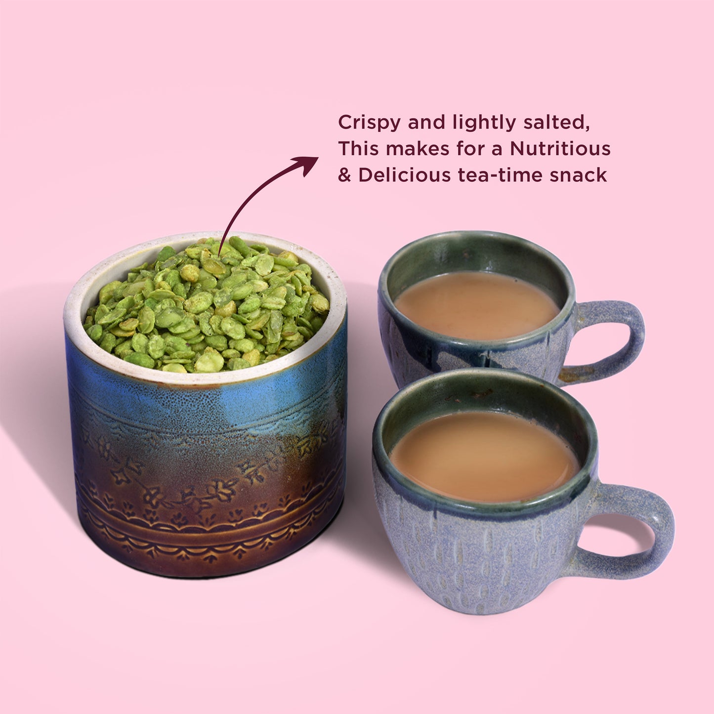 Salted Bean Seeds - Sem ke Beej Salted with Himalayan Pink Salt - 200g