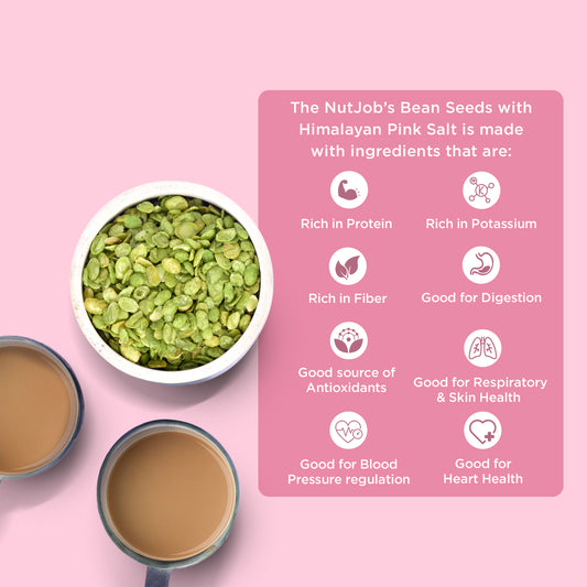 Salted Bean Seeds - Sem ke Beej Salted with Himalayan Pink Salt - 200g