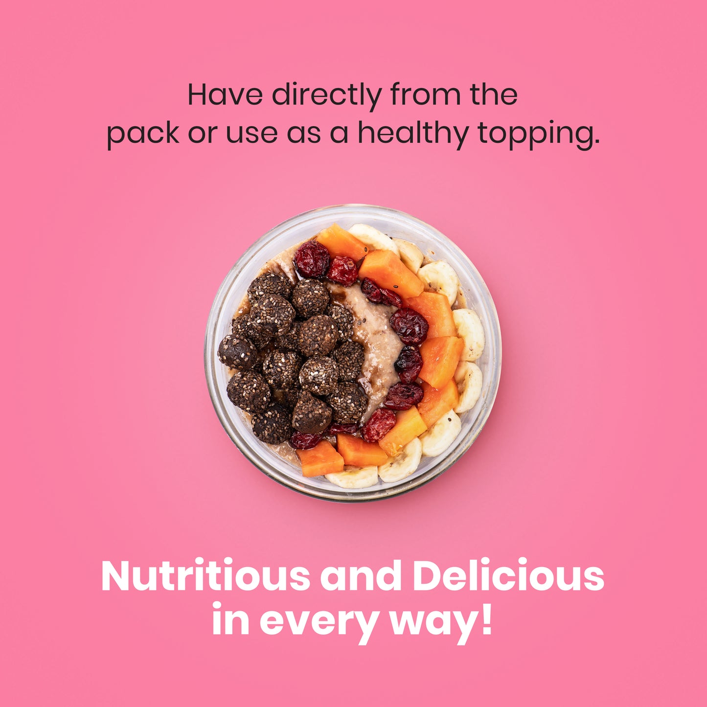 Dark Chocolate Hazelnut Delights - Roasted Hazelnuts Coated in Dark Chocolate & Roasted Chia Seeds - 200 Grams