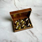 Assorted Chocolates Wooden Mini Box - Set of 2 Boxes - 6 Pieces X 2 Boxes - 180g