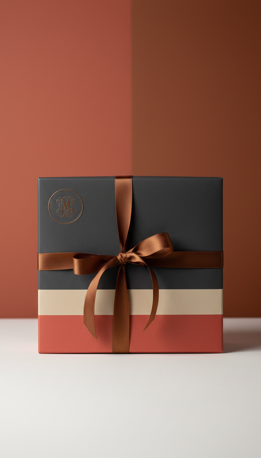 International Artisan Food Gift Box with Hand-Tied Ribbon