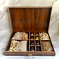 Dried Fruits & Nuts Premium Wooden Gift Box - Healthy Snacks, Nuts, Dried Fruits, Chocolate - Gift Box - 500g (Pista Box)