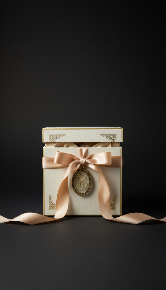 Ivory and Gold Signature Gift Box