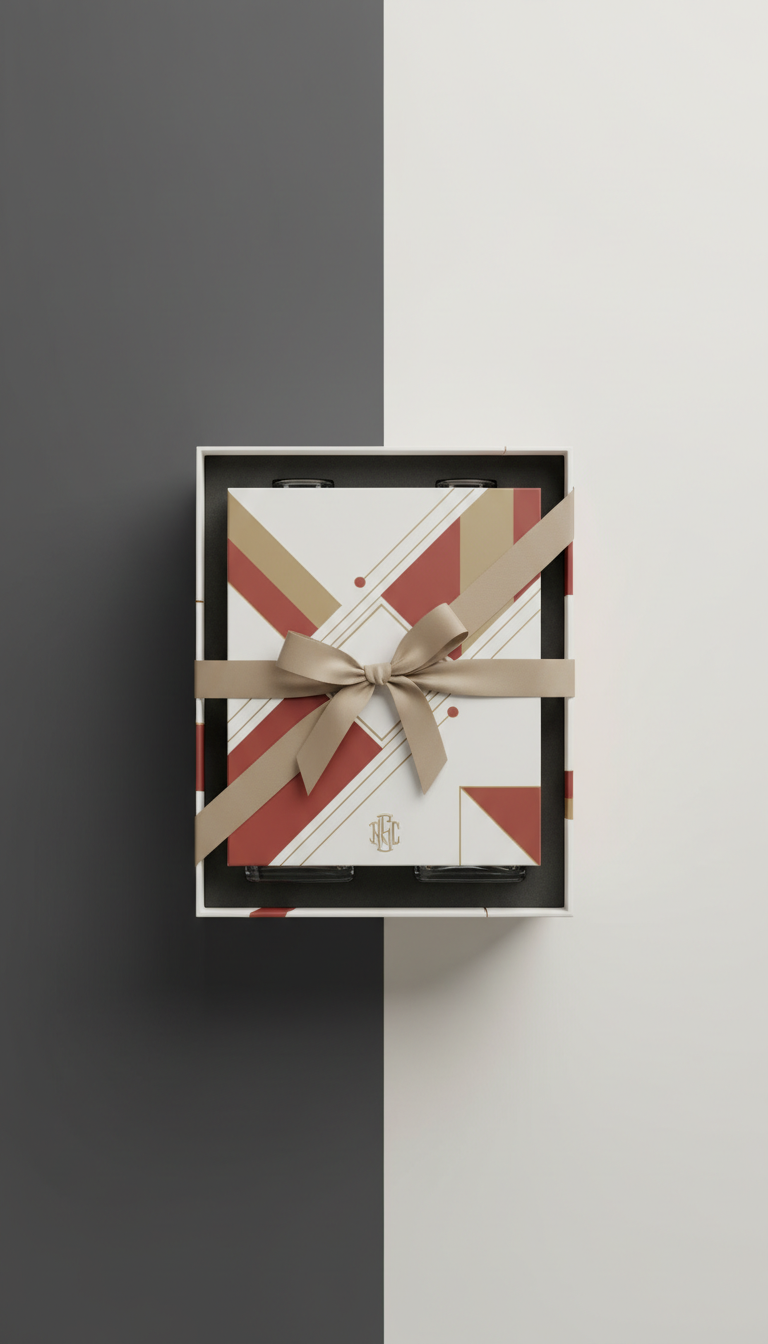 Crystal Decanter Set Gift Box with Personalized Packaging