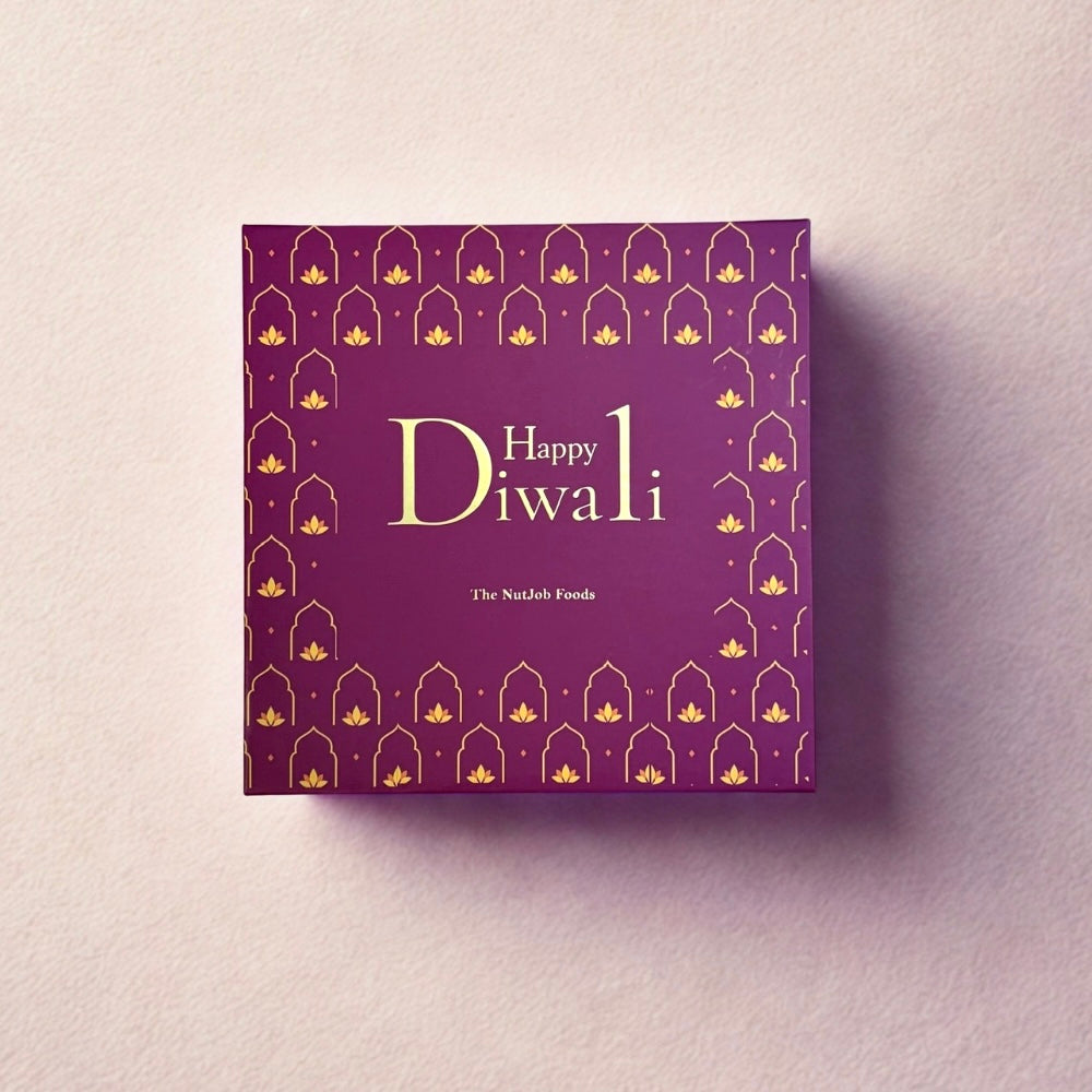 Noor - Four Compartment Diwali Gift Box - 450g