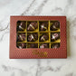 Dark Chocolate Coated Seedless Dates - Almonds Stuffing and Coconut Shreds Coating- 12 pieces