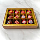Rakhi Gift Box - Chocolate Dates with Rakhi - 4 Dark Chocolate & Almond Dates with Rakhi - 4 White Chocolate Almond & Coconut Dates - 4 Dark Chocolate Almond & Coconut Dates - Dry Fruits Gift Box - Rakhi Gift