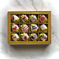 Christmas Gift Box - Almond and Chocolate Dates - 12 Pieces