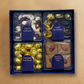 Raksha Bandhan Nazar Na Lage Gift Box - 4 Items Assortment with Evil Eye Rakhi & Roli Chawal