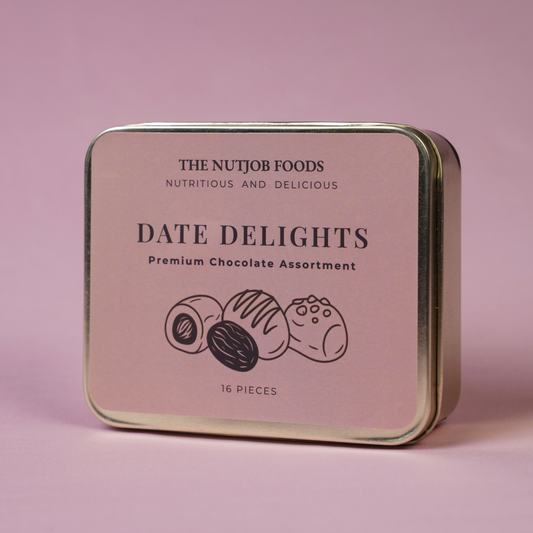'Happy Birthday' Date Delights Premium Chocolate Gift Box, Assorted Dates Chocolates, 16 Pieces