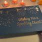 Luxury Diwali Gift Box with Almonds, Pistachios, Trail Mix, Dates Chocolate, Cookies, Motichoor Soy Candles, 600g