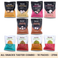 Snacks Taster Combo - 270g - 10 Convenience Pouches - Healthy Snacking