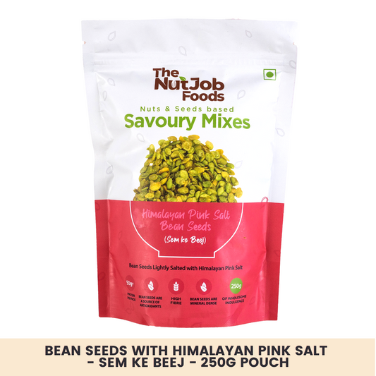 Salted Bean Seeds - Sem ke Beej Salted with Himalayan Pink Salt - 250g