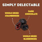 Dark Chocolate Chocoberry Marbles - Dried Blueberries & Cranberries coated in Dark Chocolate - 250g Pouch - Protein Source, High Fiber, No Added Preservatives