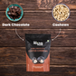 Dark Chocolate Coated Cashews - Premium Cashews coated in Dark Chocolate - 250g Pouch - Protein Source, High Fiber, No Added Preservatives